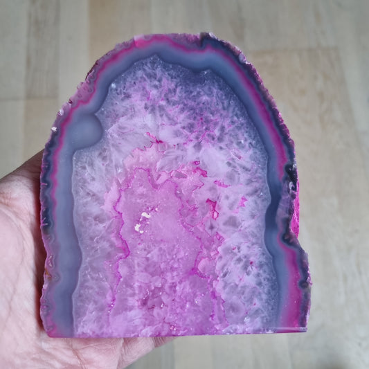 Agat Geode Pink