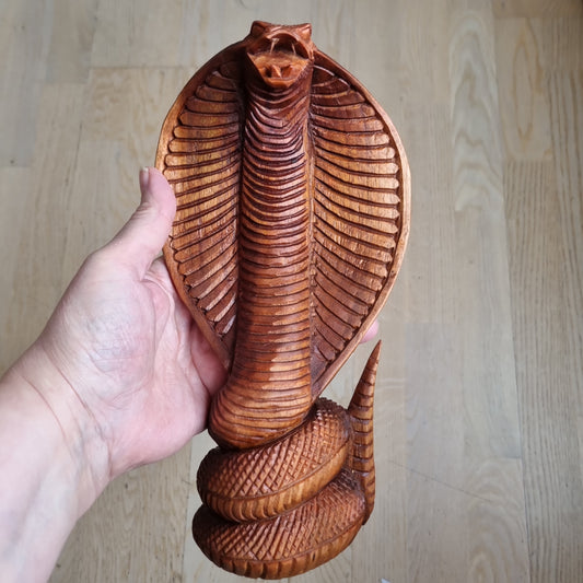 Kobra slange træ - 27 cm