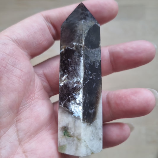 Røgkvarts m/Mica Spids