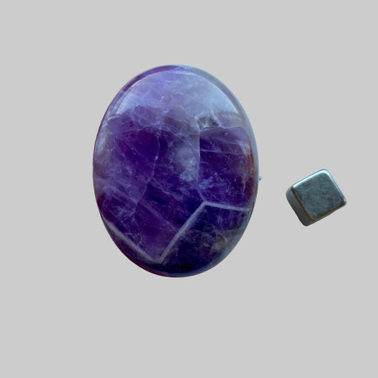 Båndametyst palmstone