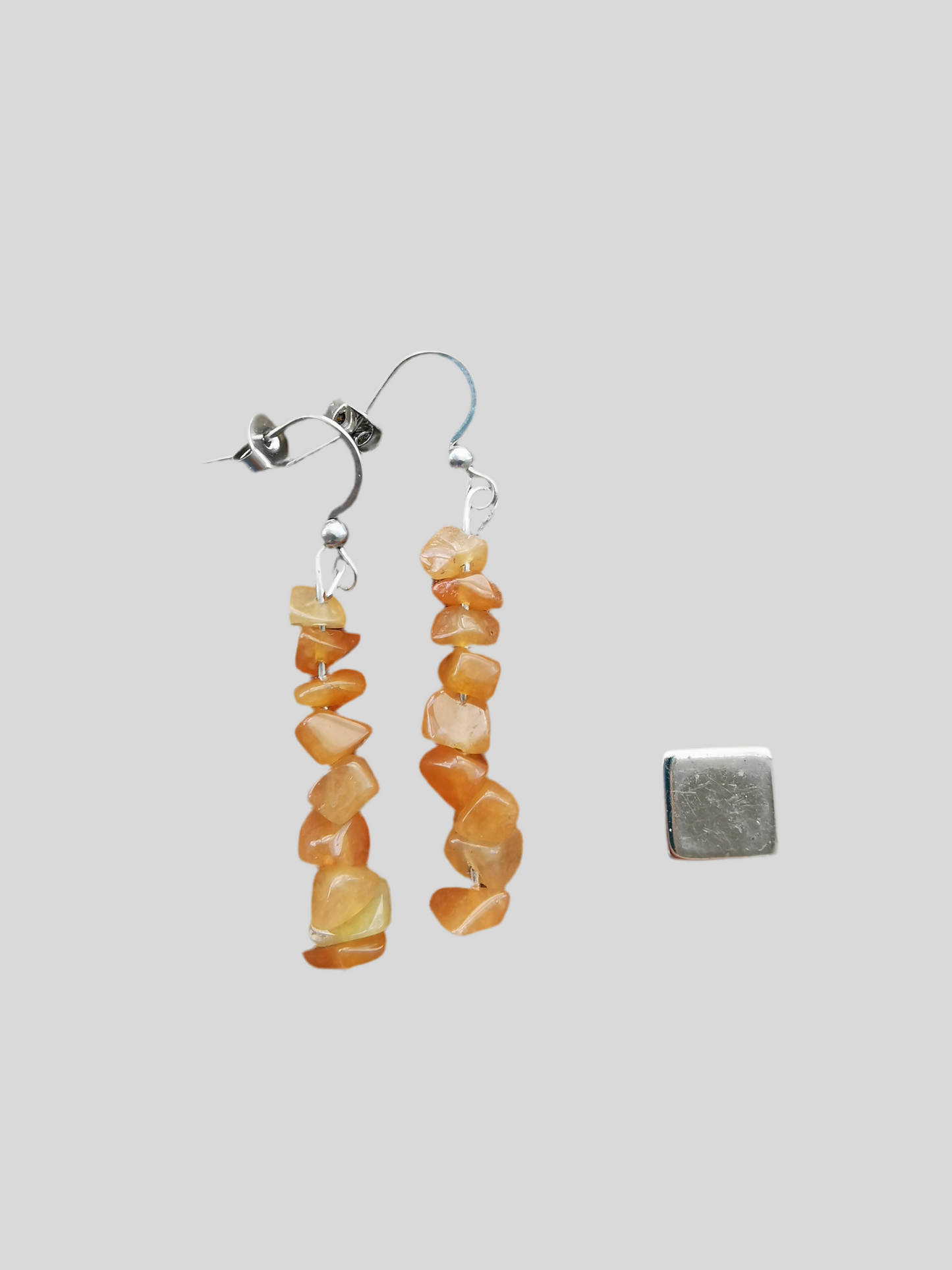 Aventurin Rød øreringe