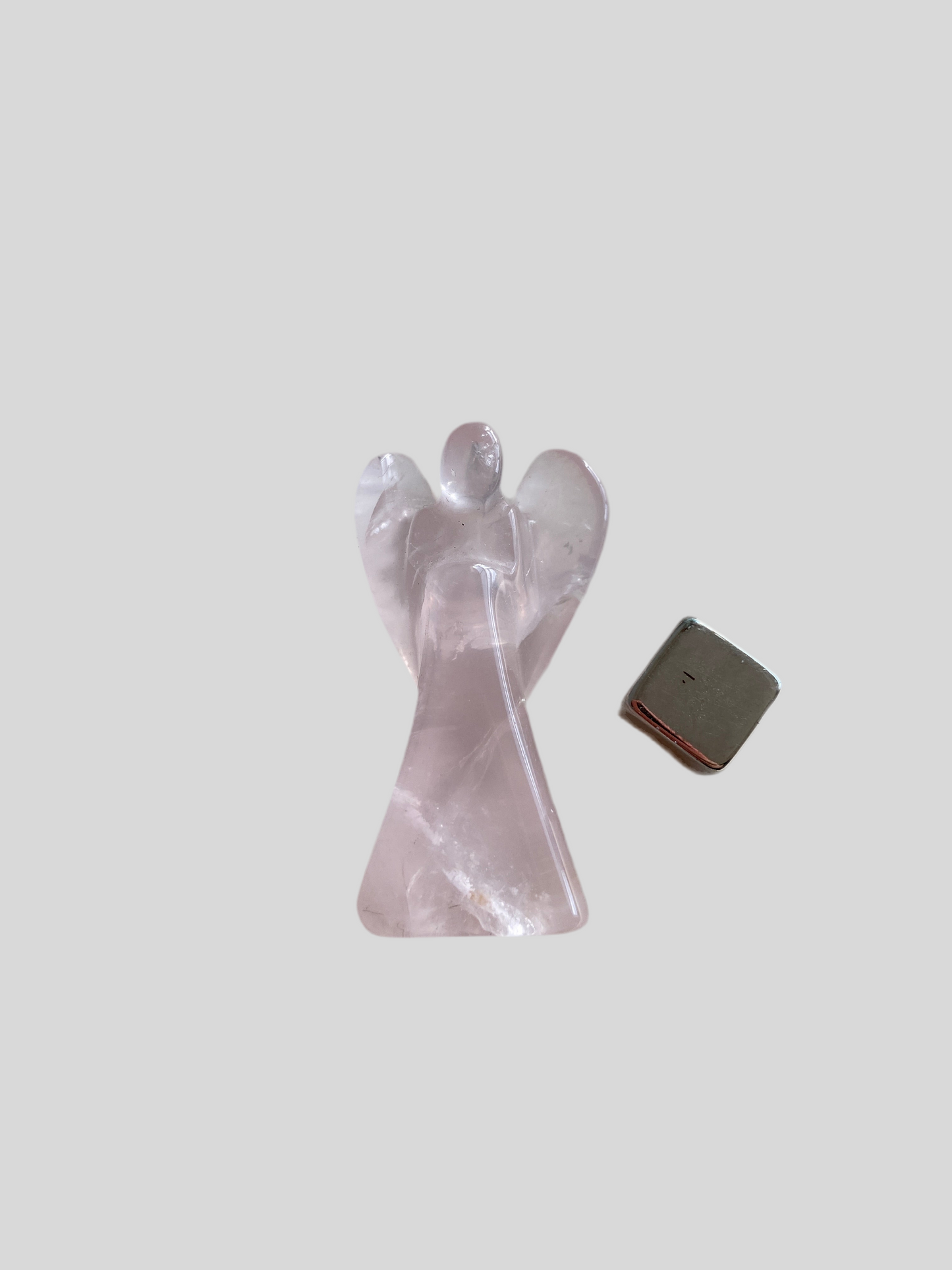 Rosakvarts engel vedhæng