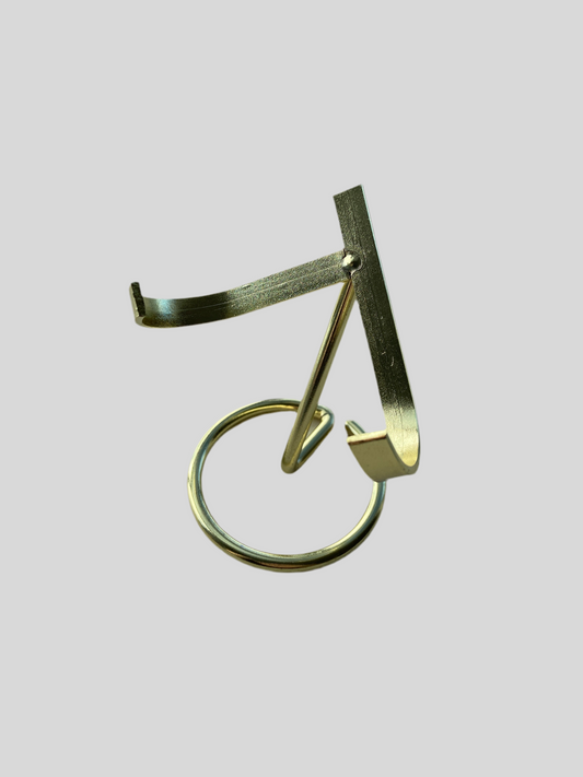 Stativ til krystal - mellem guld