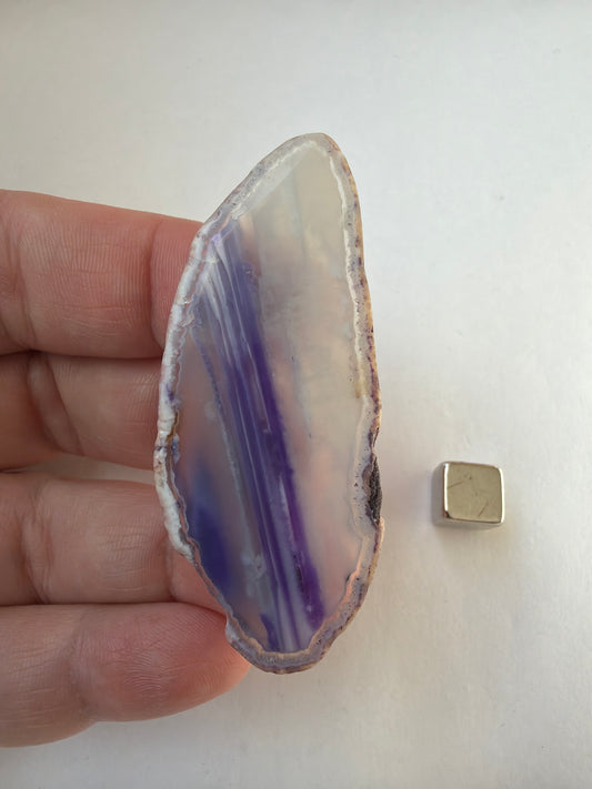 Agat Geode Lilla Skive