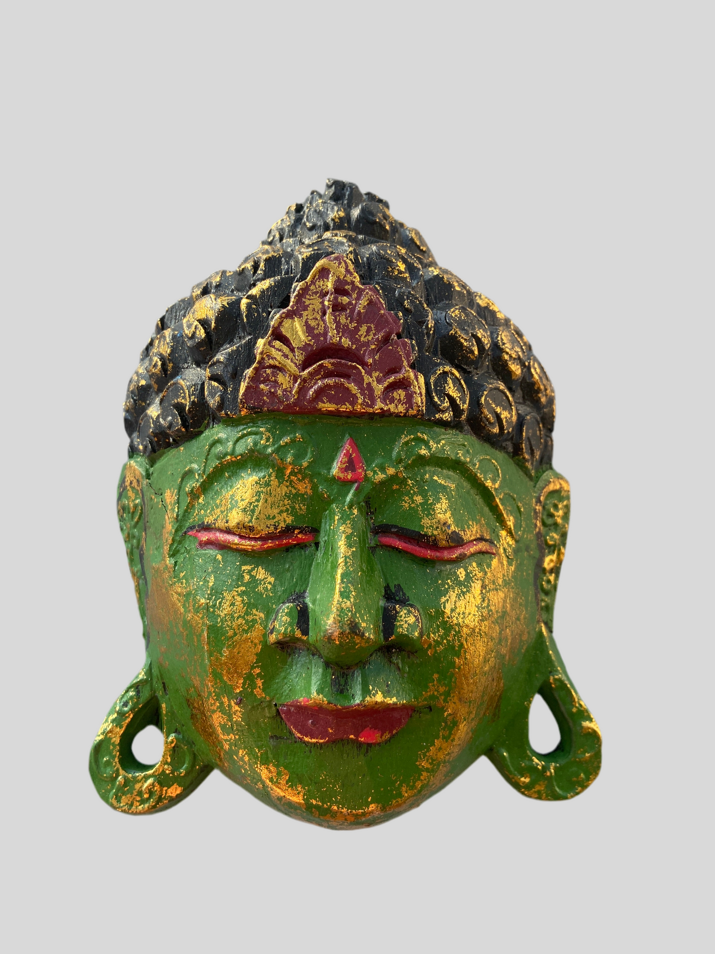 Buddha-hoved vægophæng 19 cm