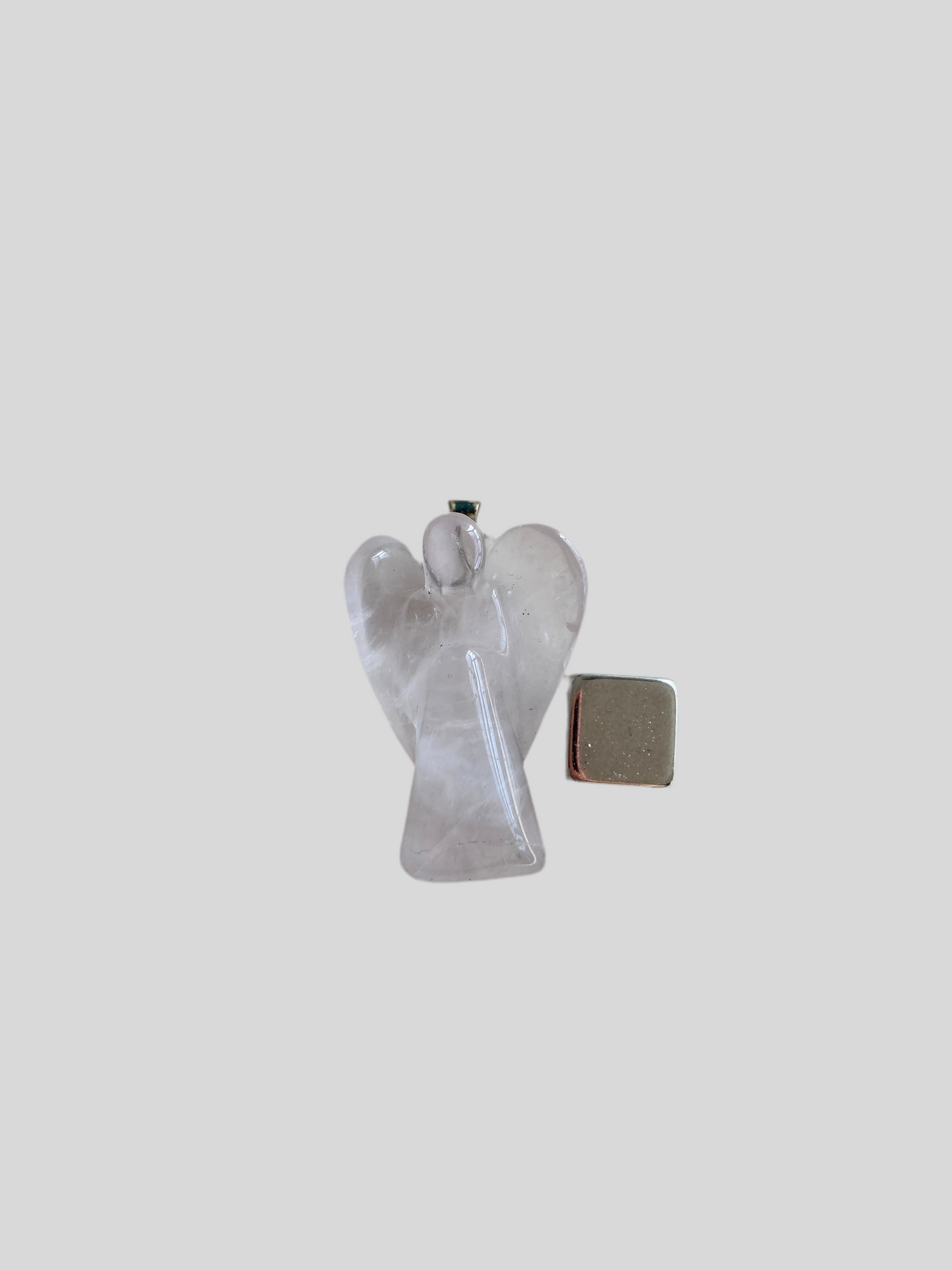 Rosakvarts engel vedhæng