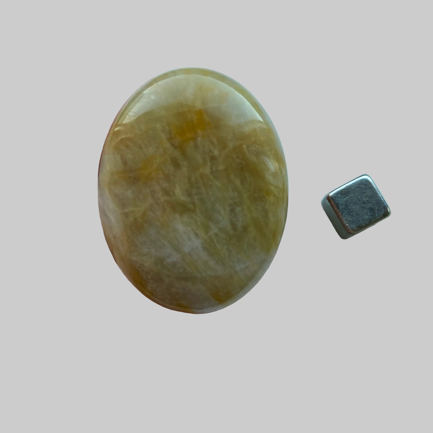 Golden Healer palmstone