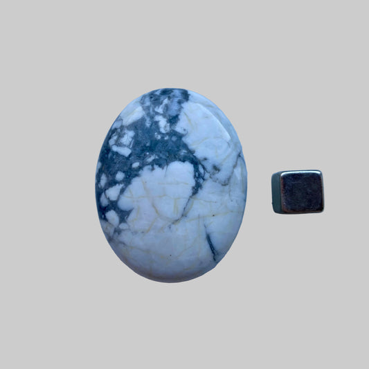 Howlit Hvid palmstone