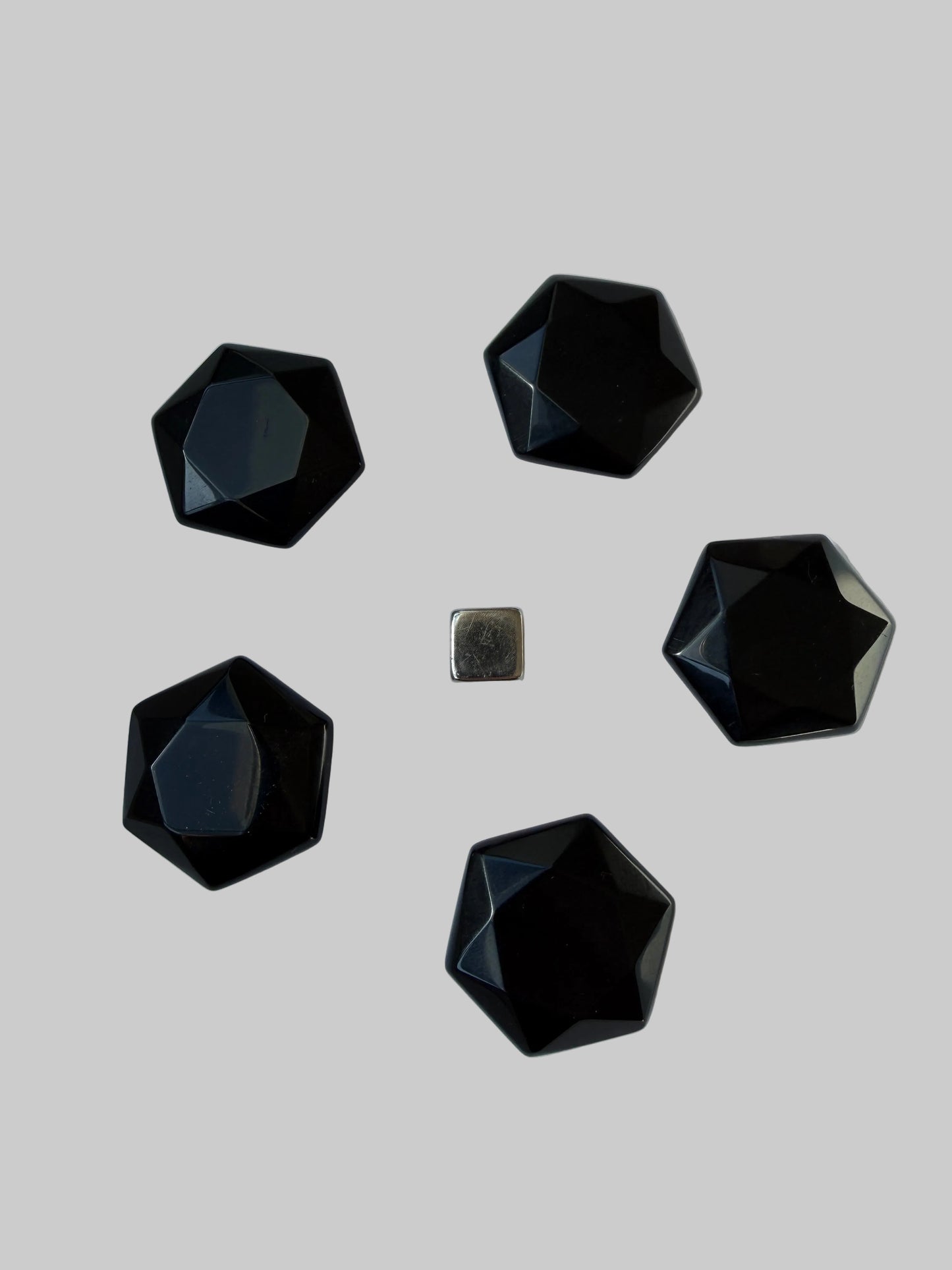 Davidsstjerne Obsidian Sort