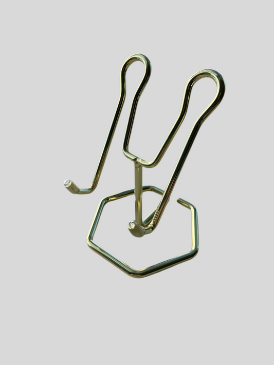 Stativ til krystal - stor guld