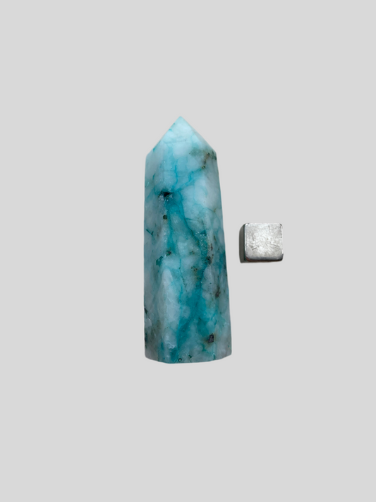 Fønix Tårn (Chrysocolla i Kvarts)