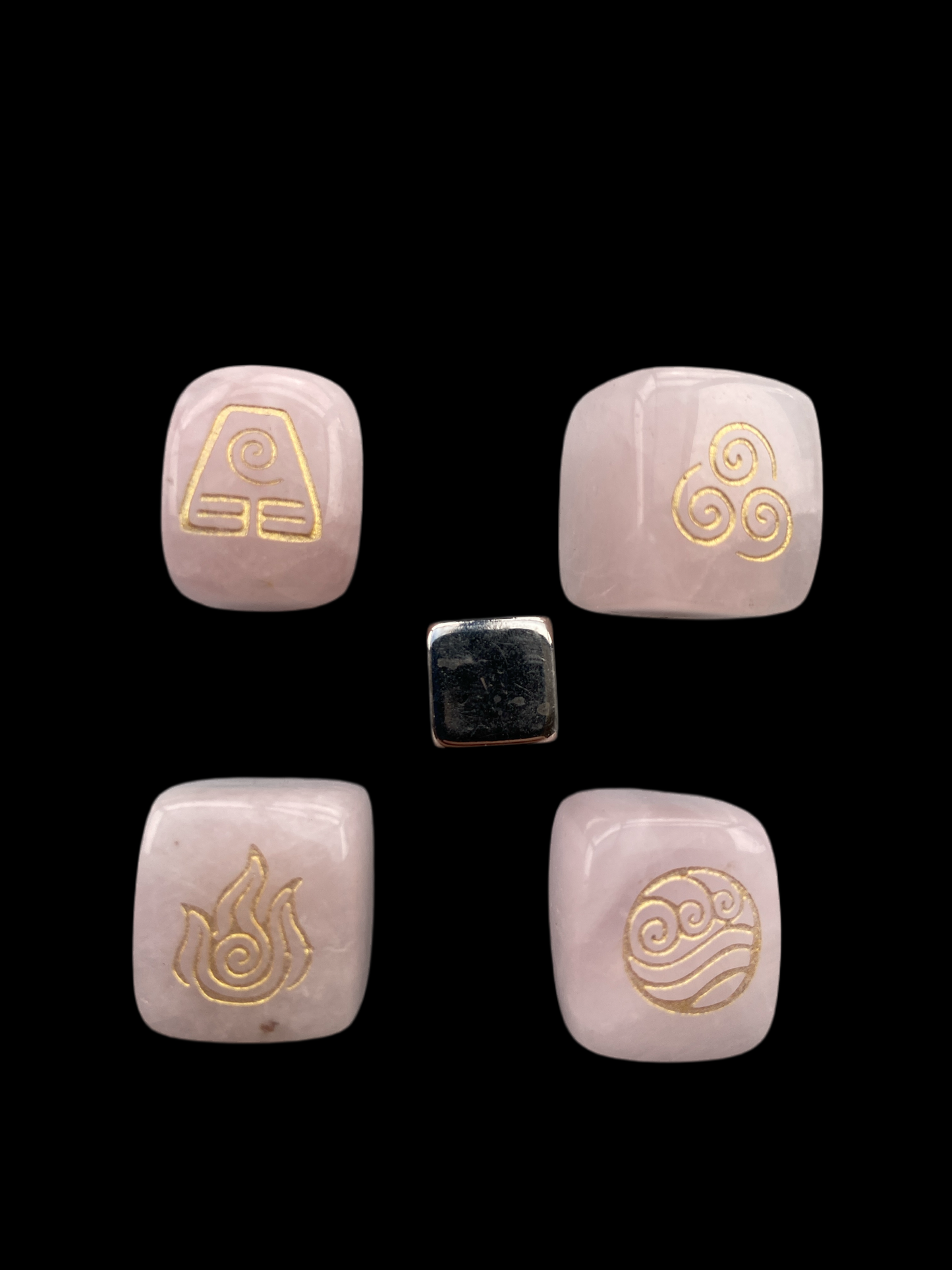 Rosakvarts - De 4 elementer