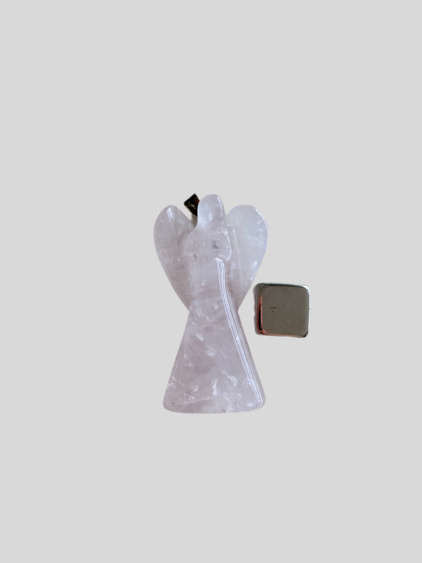 Rosakvarts engel vedhæng