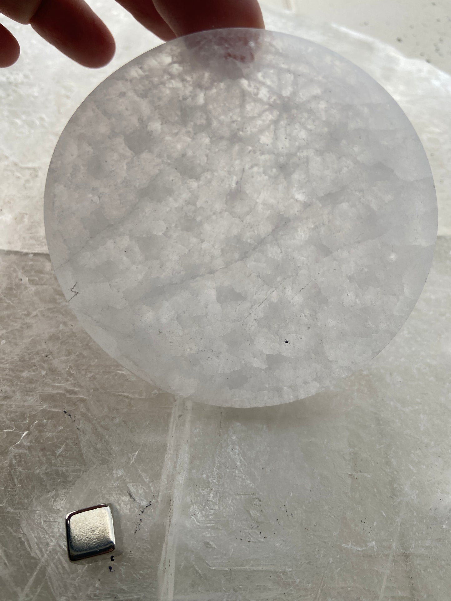 Selenit plade flower of life