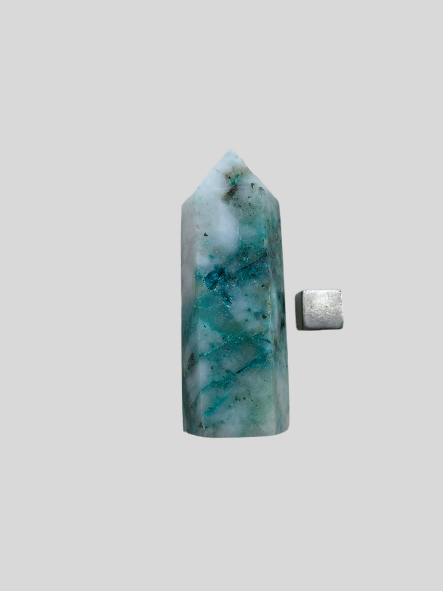 Fønix Tårn (Chrysocolla i Kvarts)
