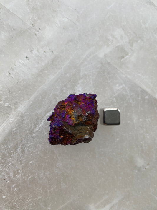 Regnbue Calcit Geode