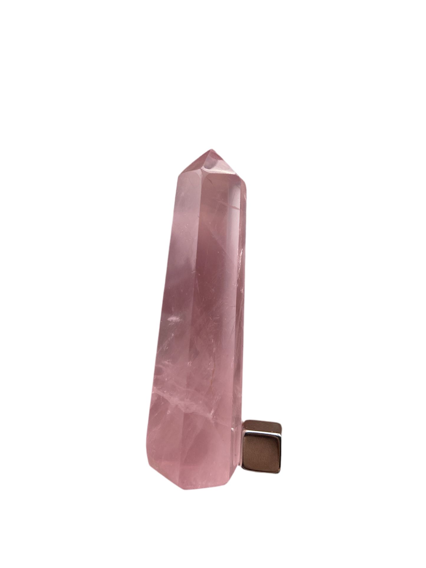 Rosakvarts tårn 8 cm