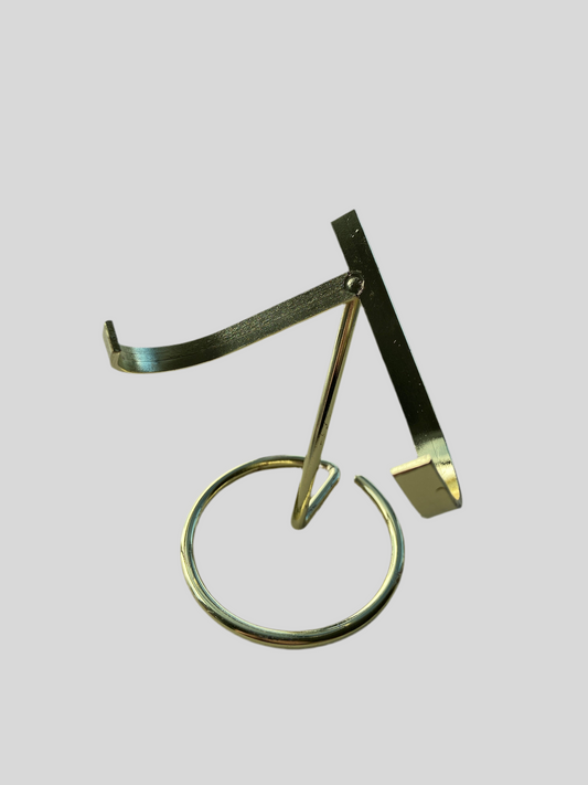 Stativ til krystal - stor guld