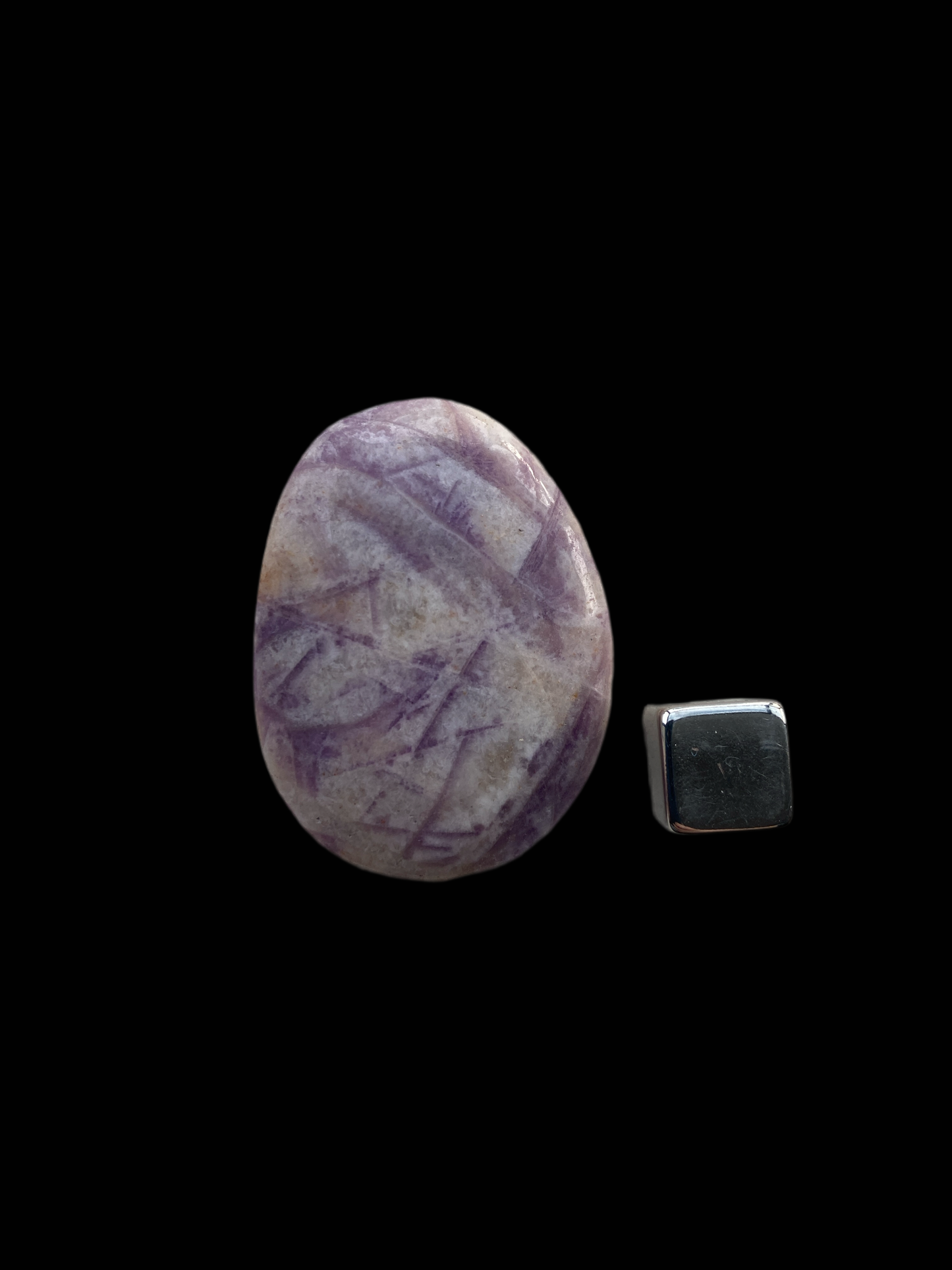 Lepidolit Picasso flad