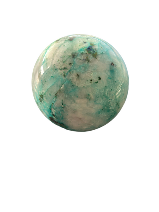 Fønix Kugle (Chrysocolla i Kvarts)