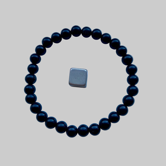 Armbånd Turmalin sort