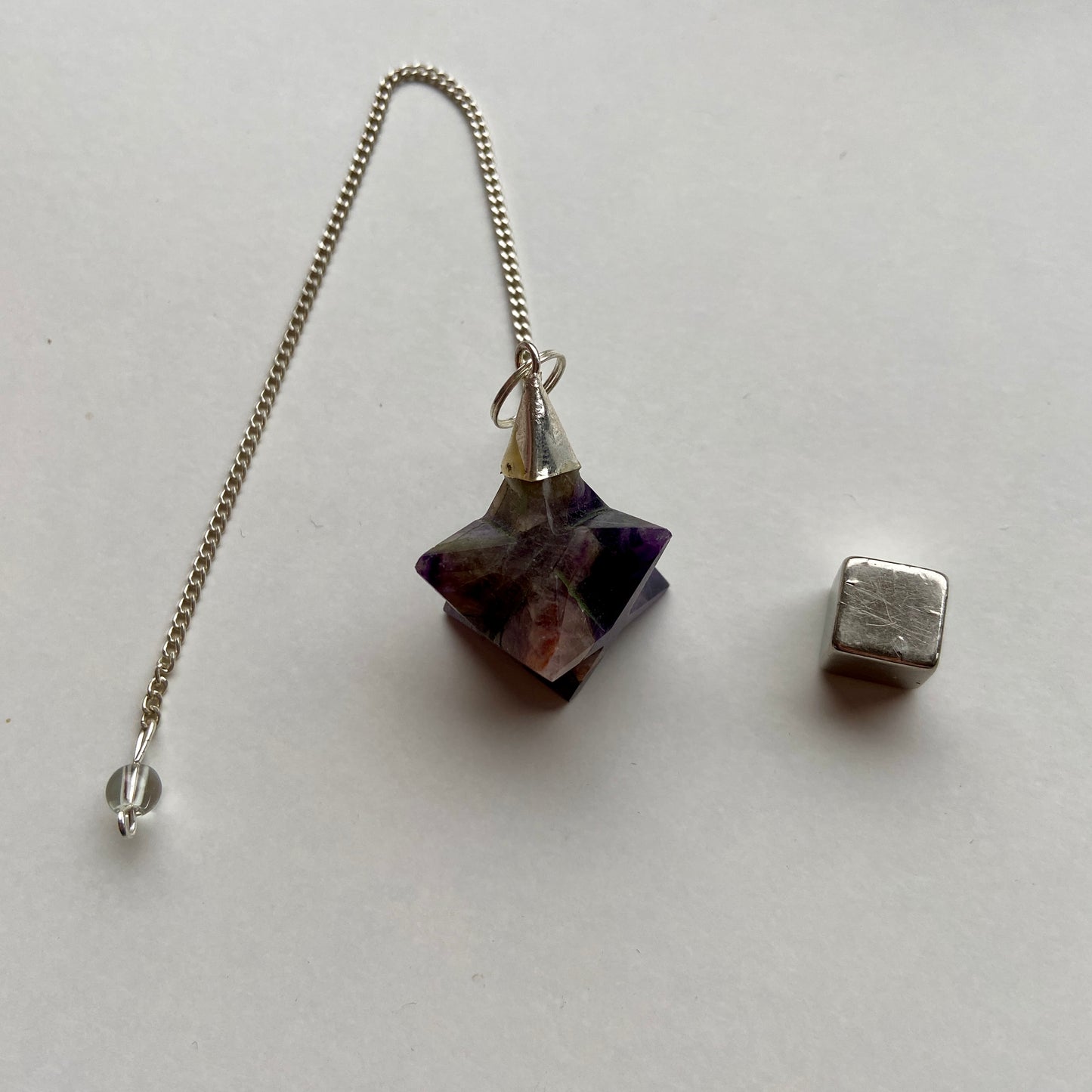 Ametyst merkaba pendul