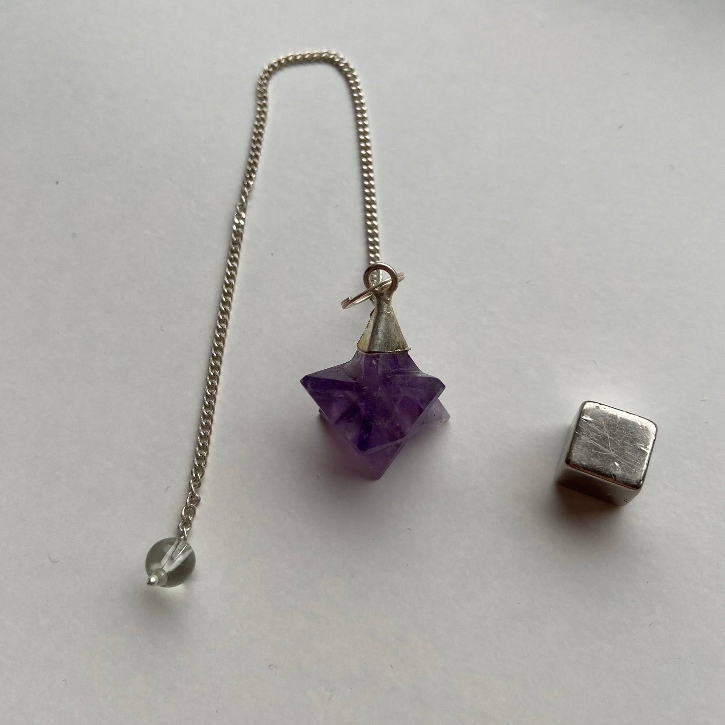 Ametyst merkaba pendul