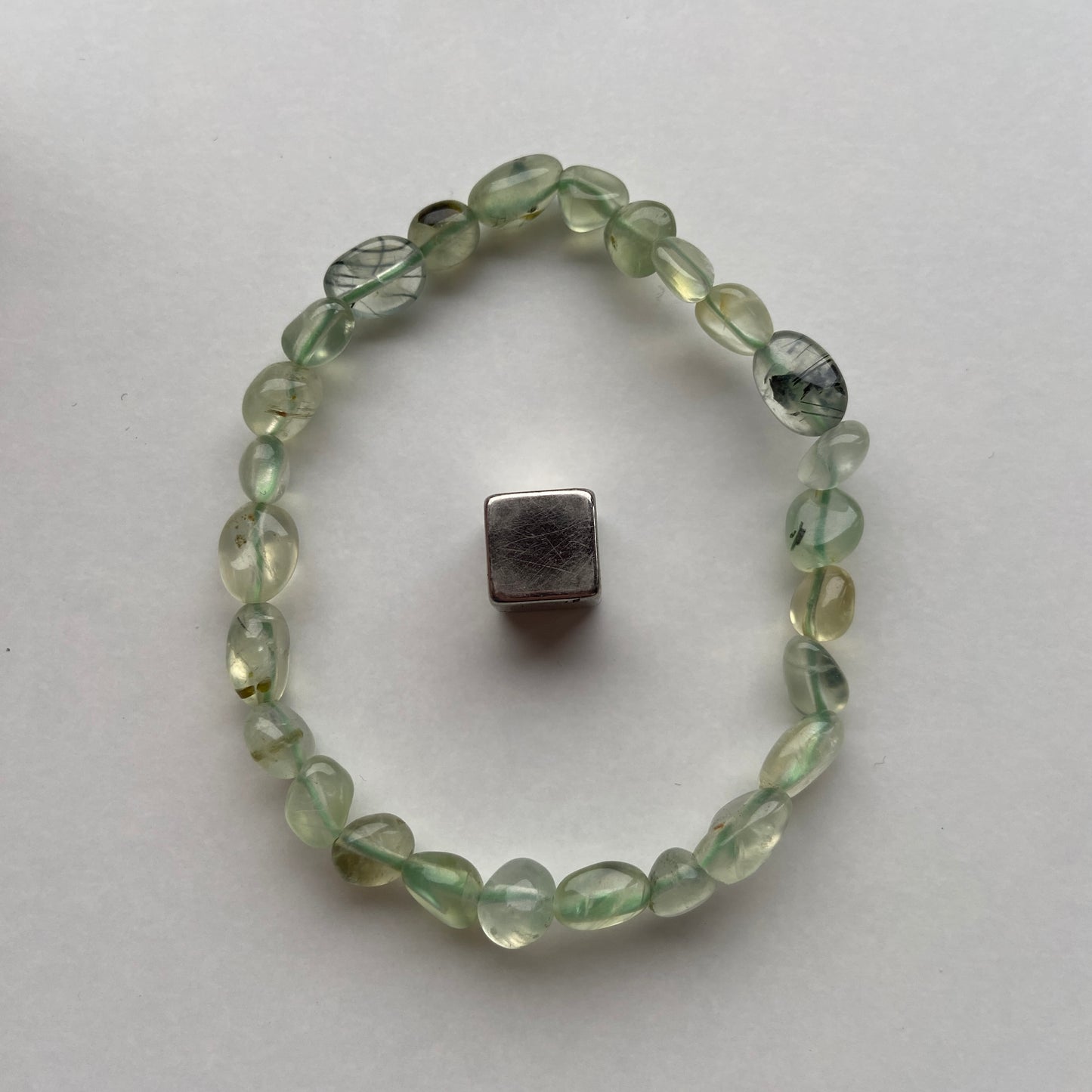 Armbånd Prehnit