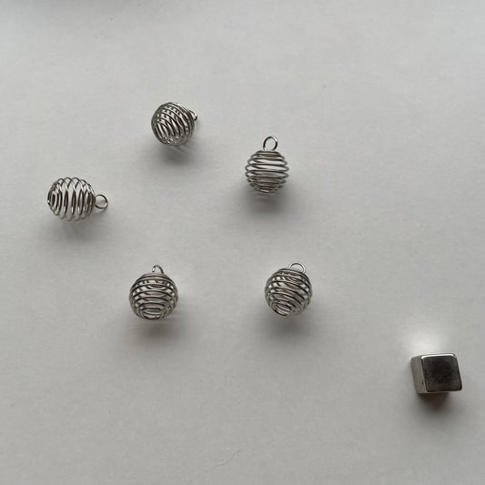 Bur til krystaller - sølv lille