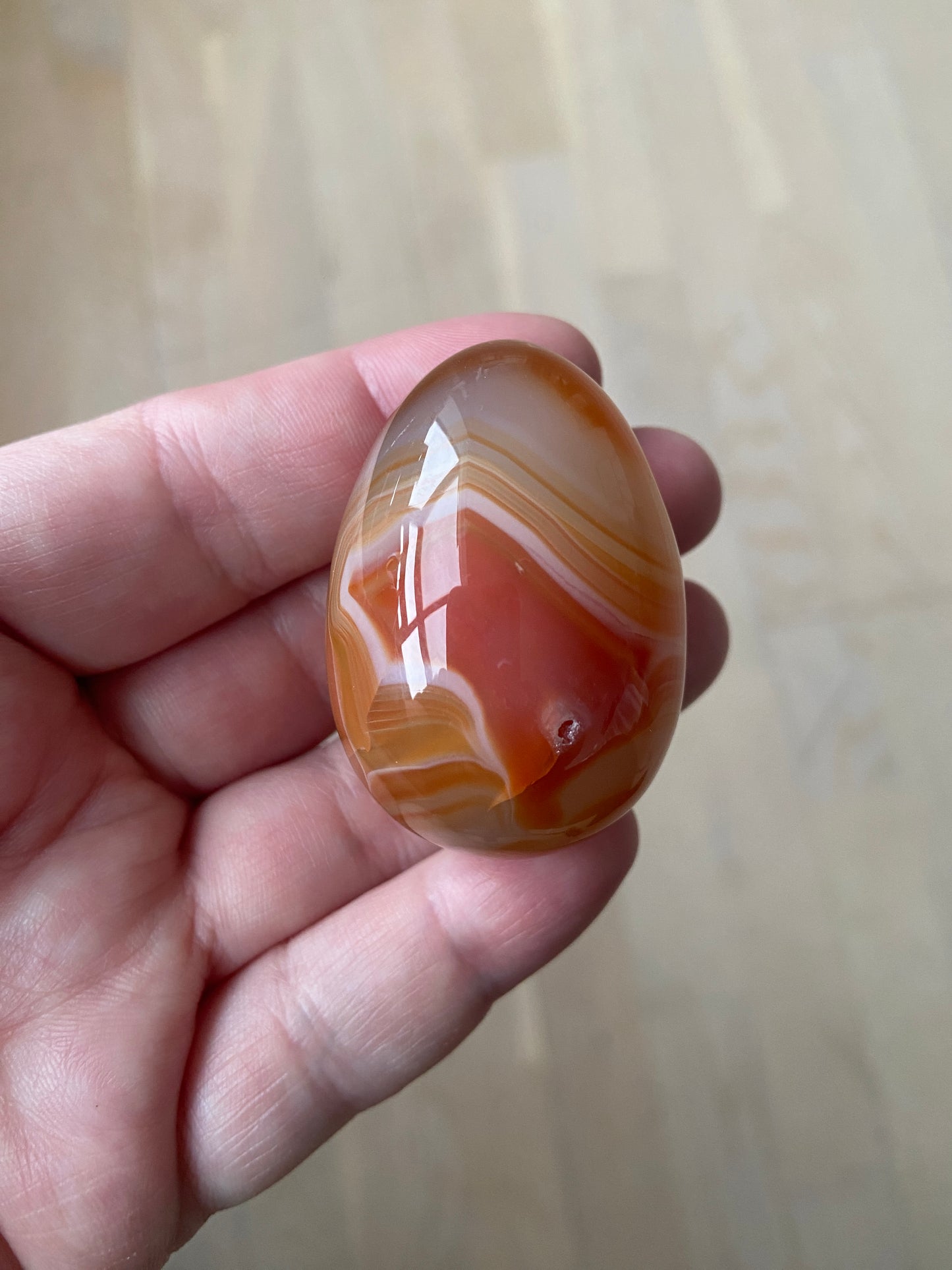 Agat Karneol æg
