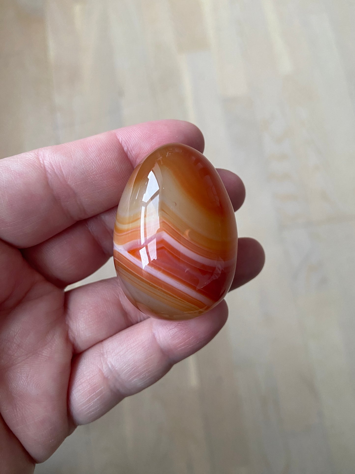 Agat Karneol æg