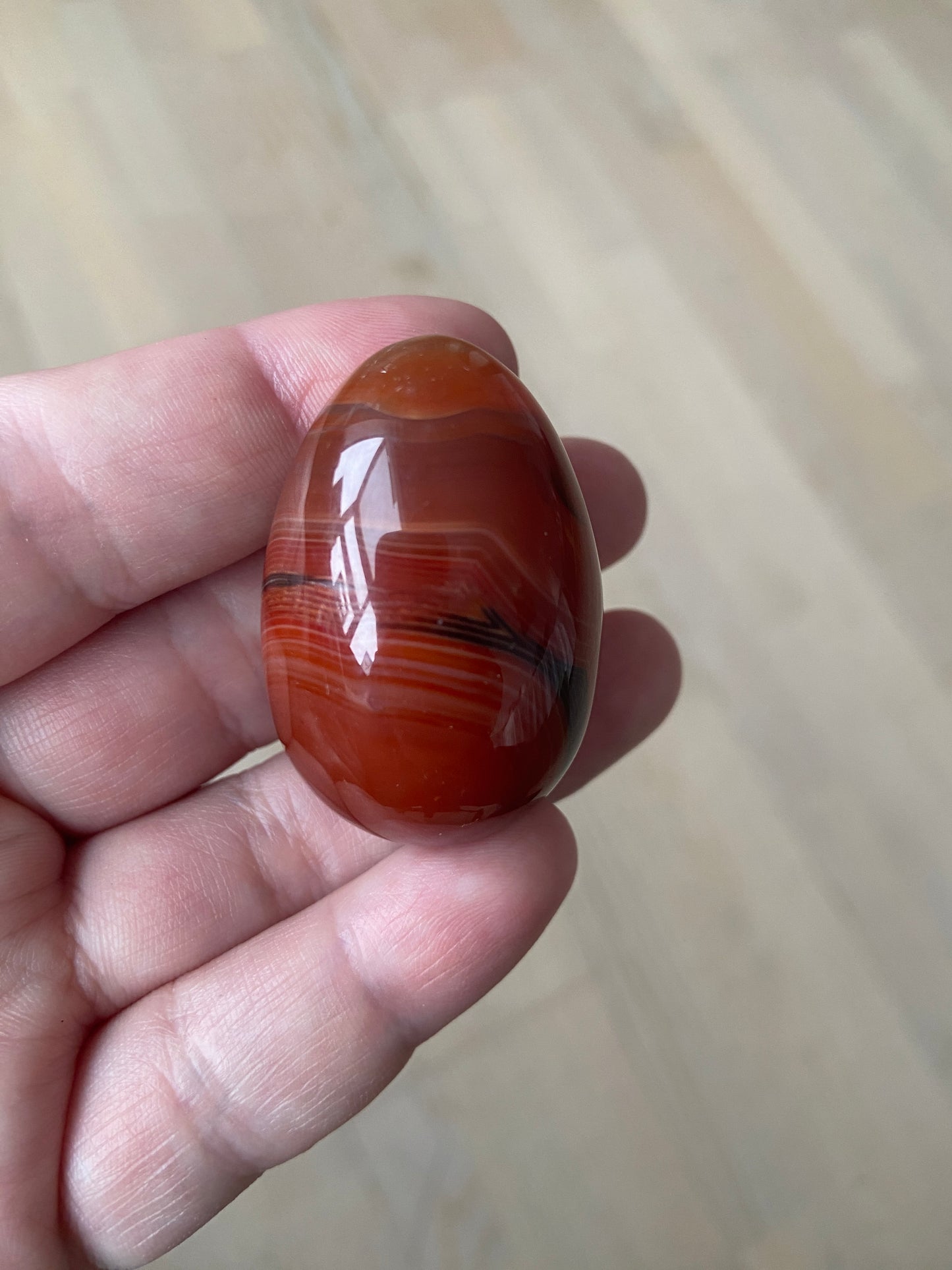 Agat Karneol æg
