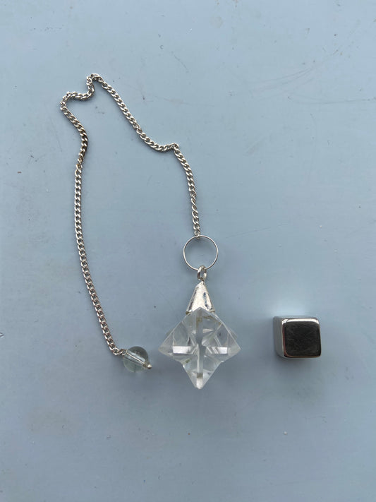 Bjergkrystal Merkaba pendul