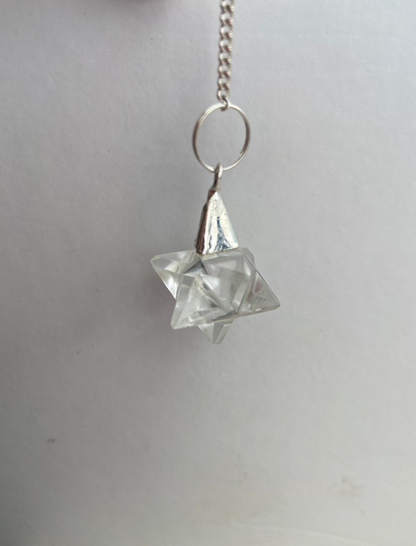 Bjergkrystal Merkaba pendul