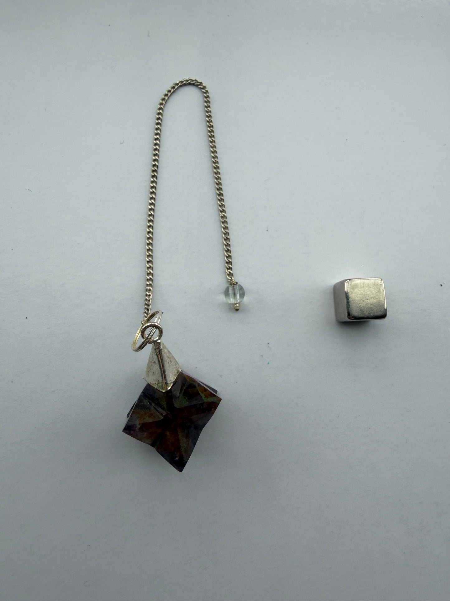 Ametyst merkaba pendul