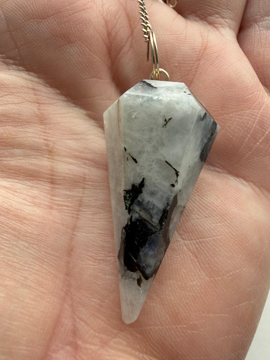 Månesten Regnbue Pendul