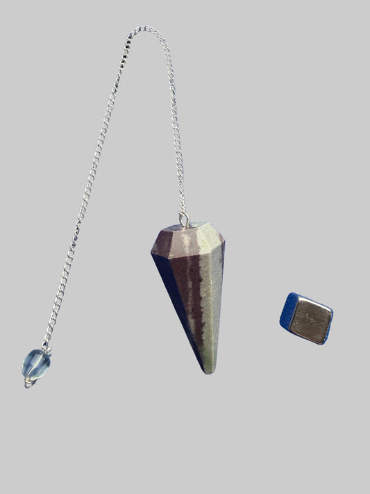 Jaspis Cappucino Pendul