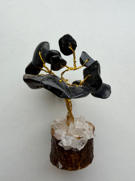 Krystaltræ mini m/ Obsidian blade