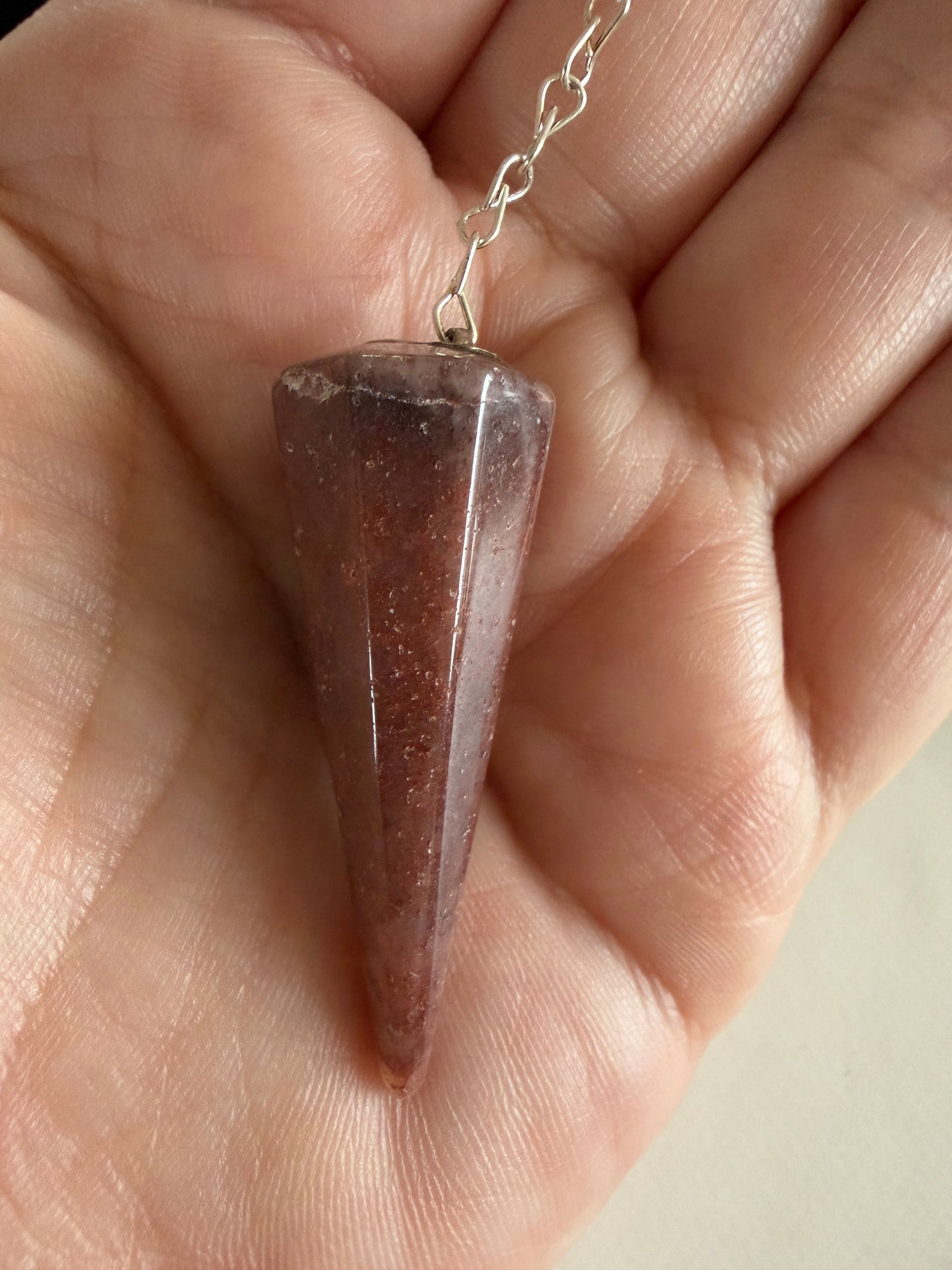 Aventurin brun pendul