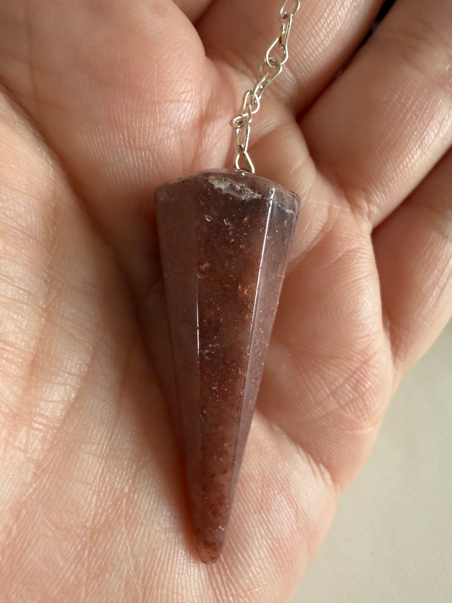 Aventurin brun pendul