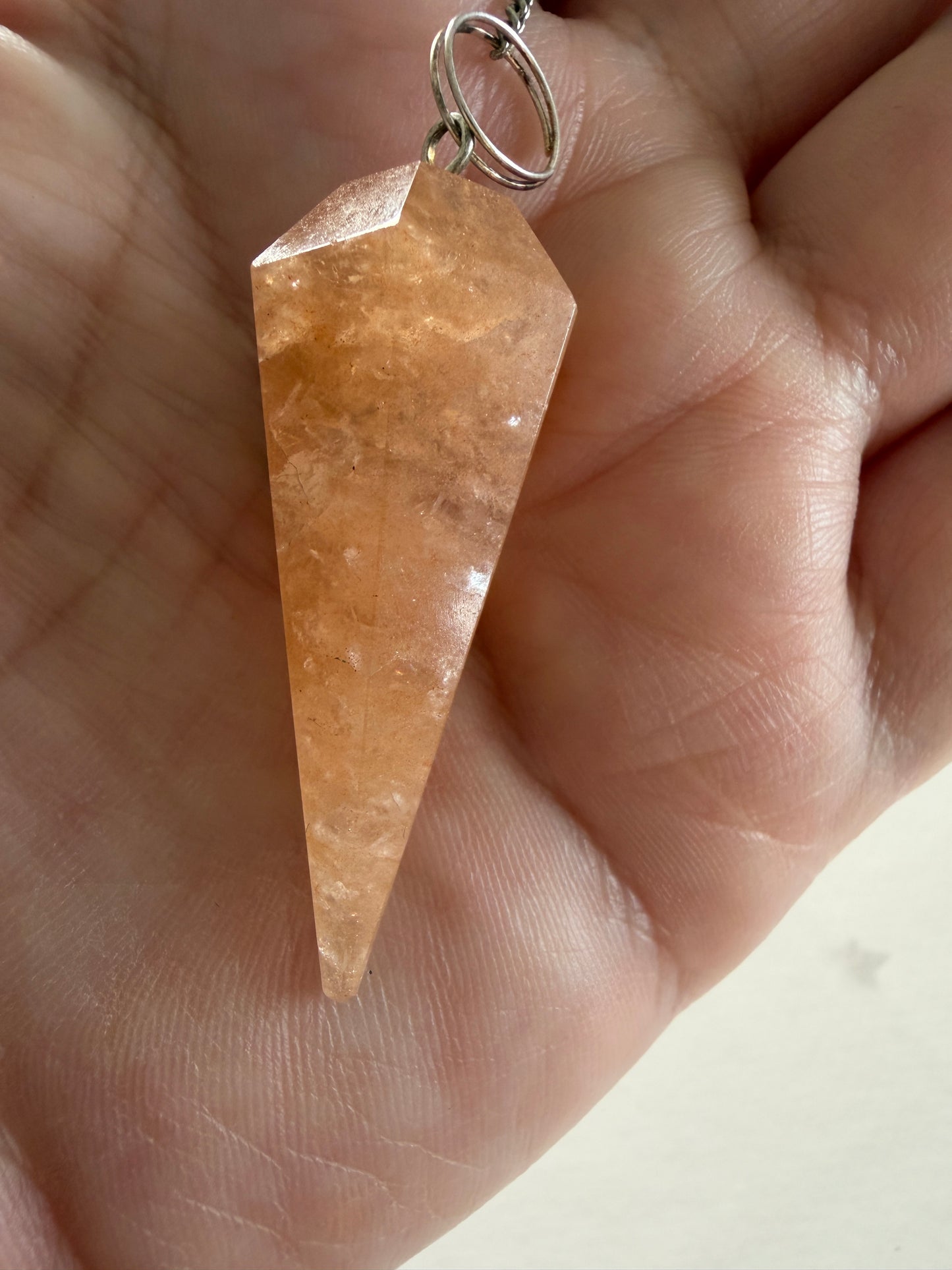 Calcit Orange Pendul
