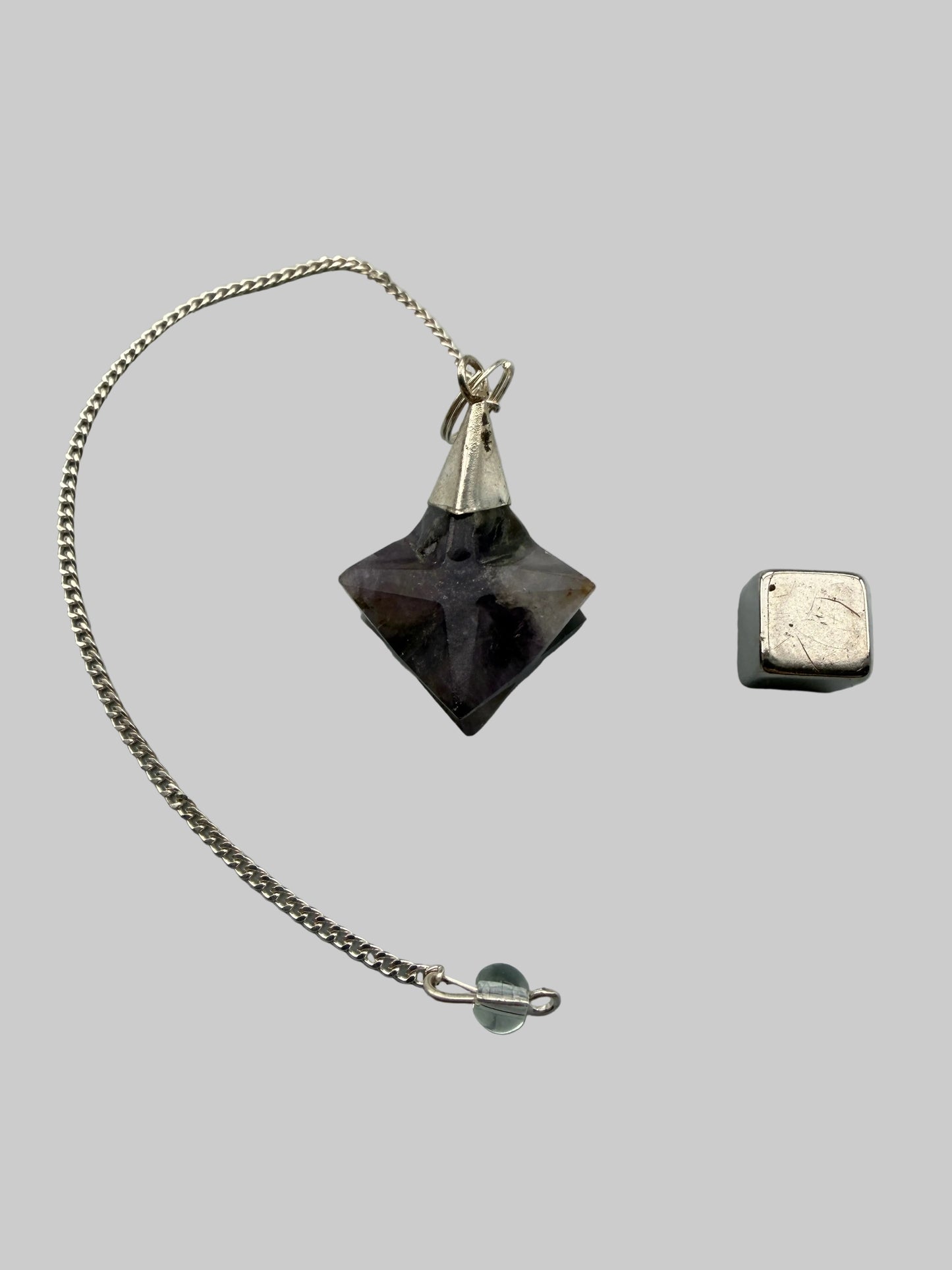 Ametyst merkaba pendul