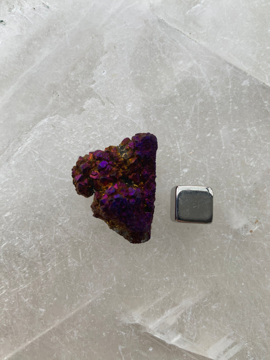 Regnbue Calcit Geode