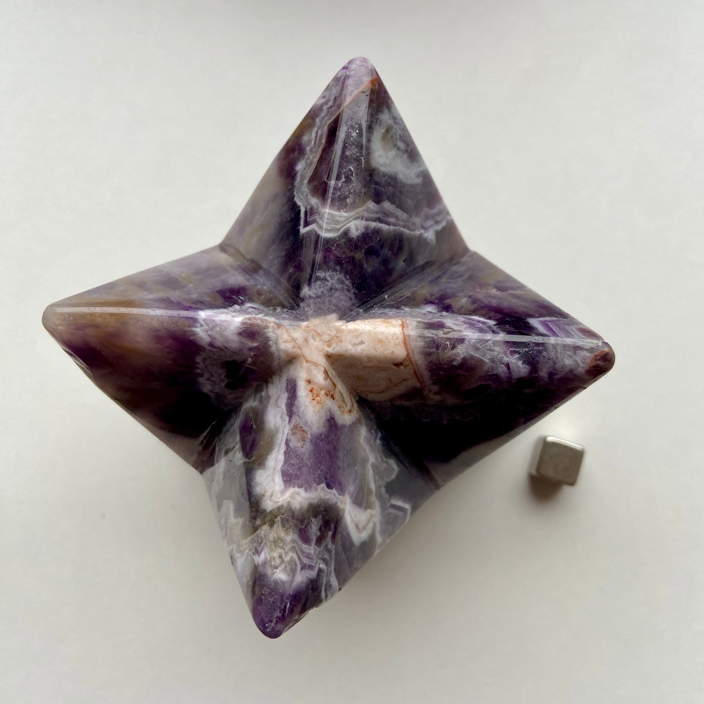 Agat ametyst merkaba der beskytter og balancerer auraen.