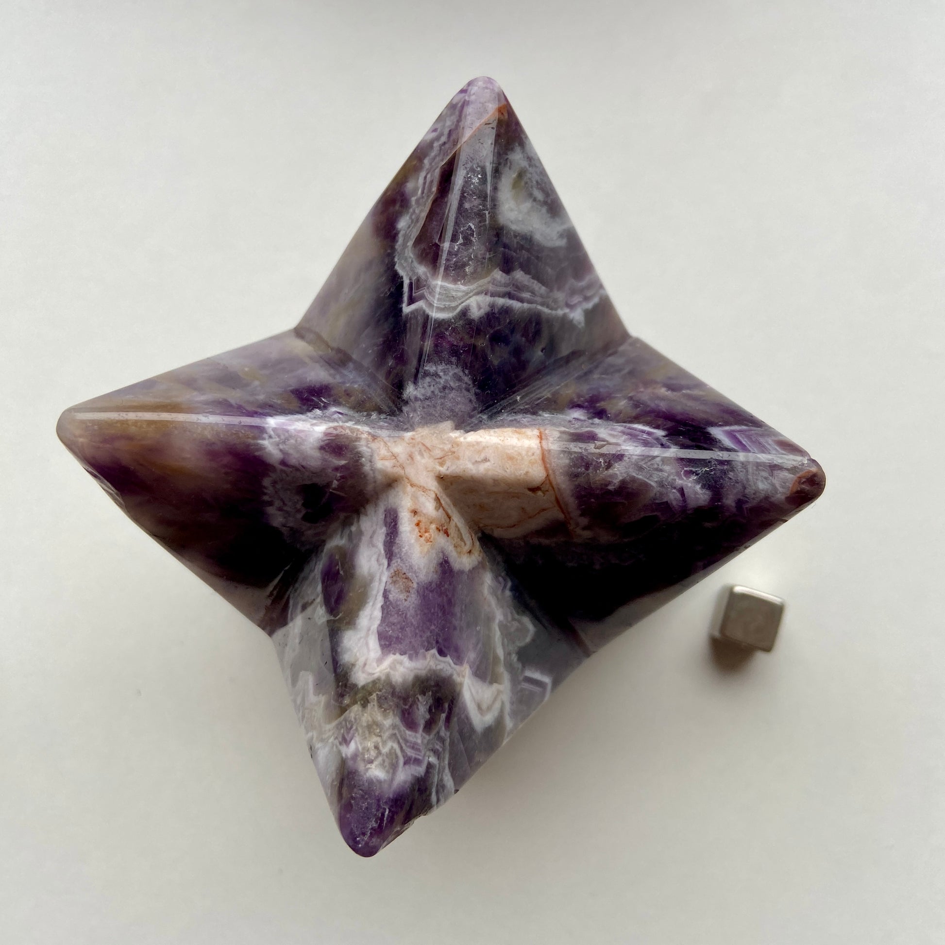 Agat ametyst merkaba der beskytter og balancerer auraen.