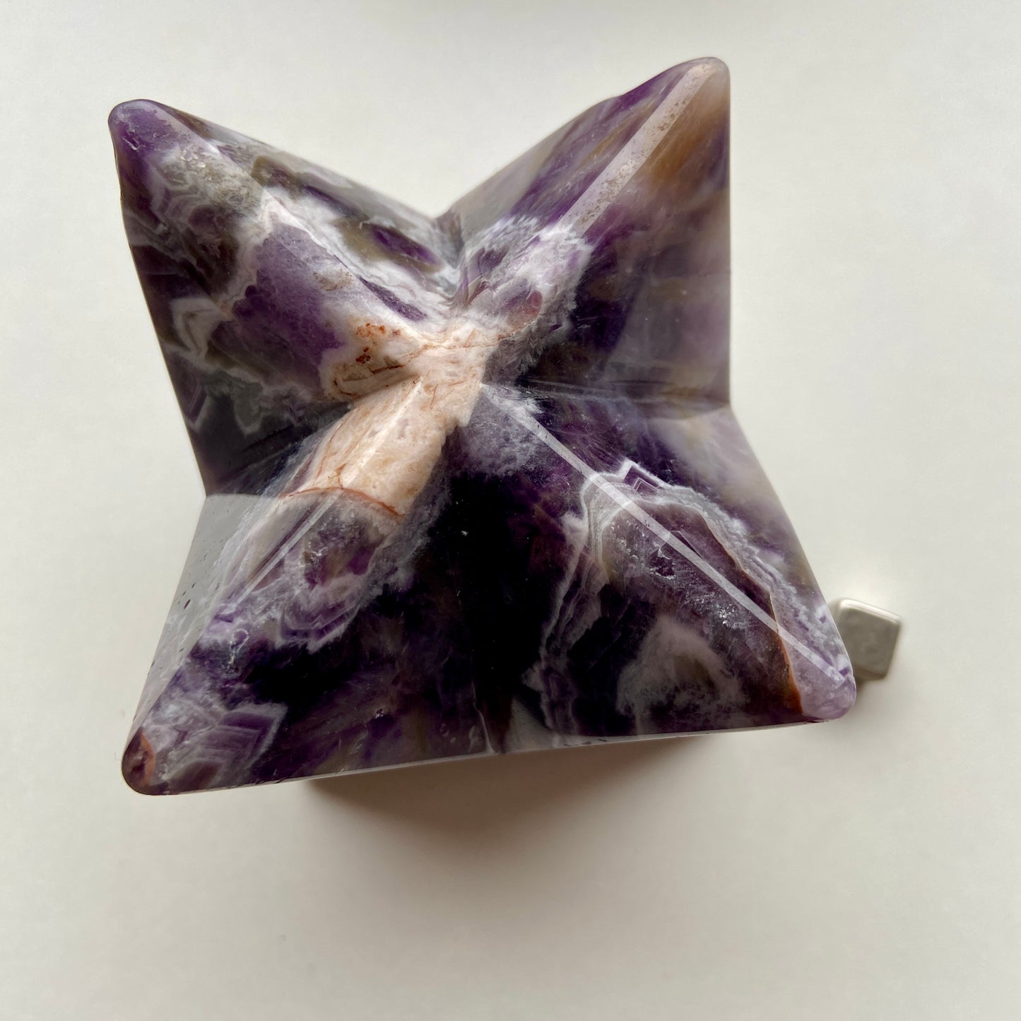 Agat ametyst merkaba der stabiliserer energifeltet.