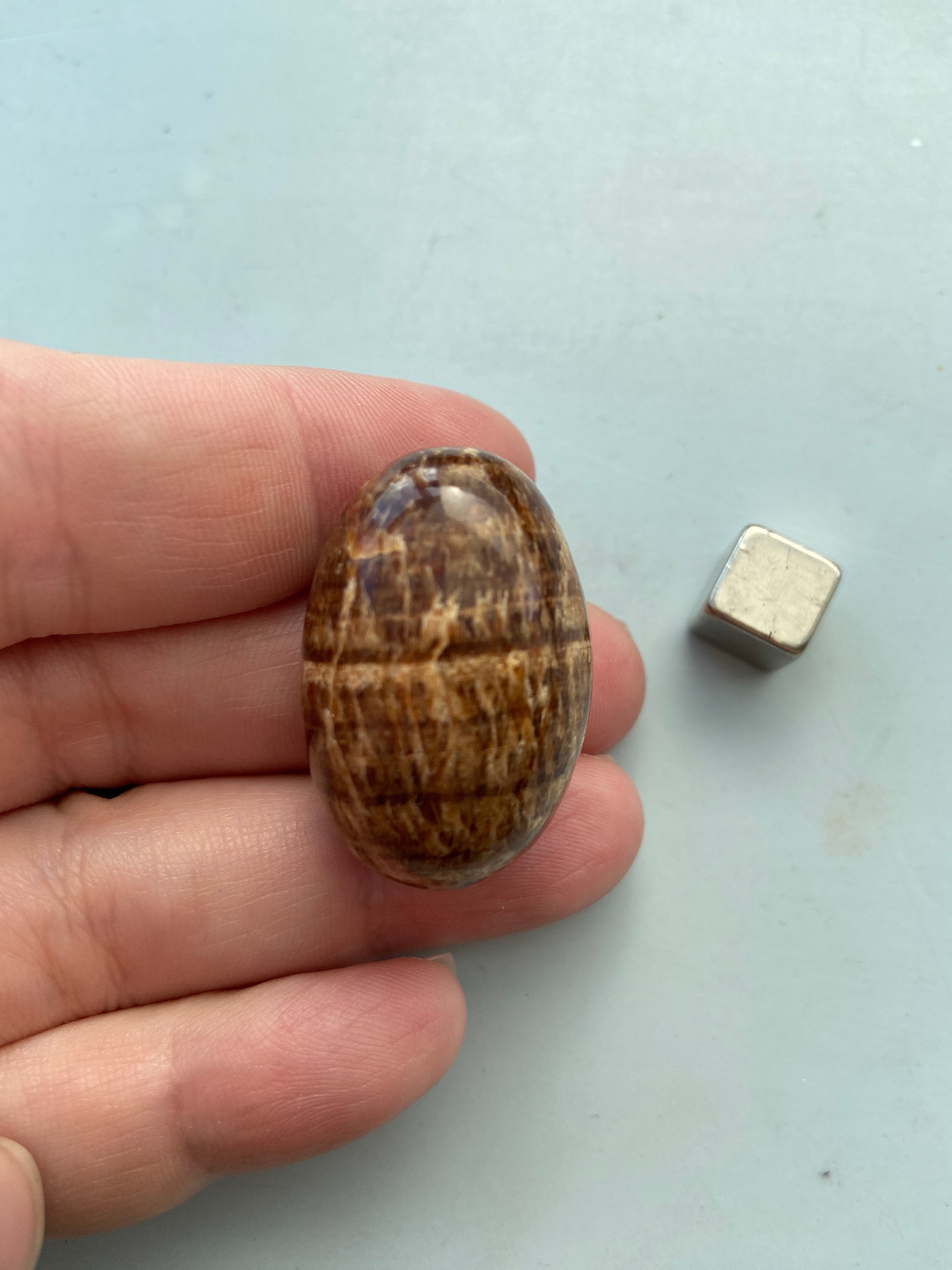 Aragonit – stabiliserer rodchakraet og grounder sjælen i kroppen.