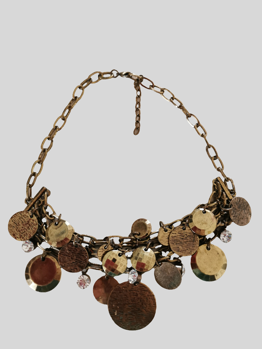 "Guld" halskæde 38+5 cm