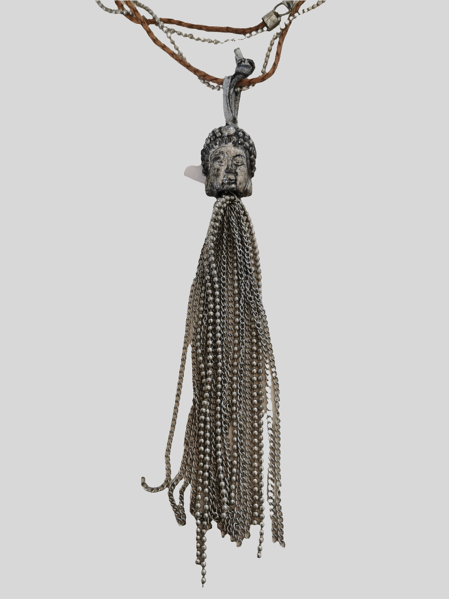 Buddha halskæde 88 cm