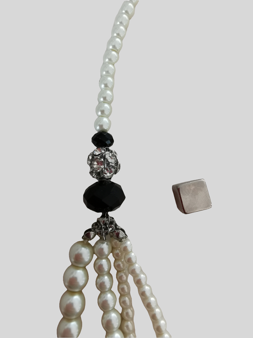 Perle halskæde 84 cm